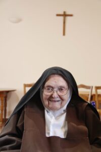 Soeur Marie du Sacré-Coeur, Carmélite, 104 ans depuis le 27 janvier !
